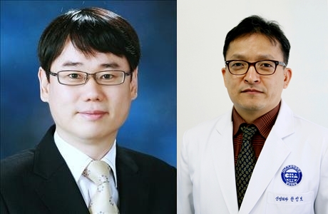 김병수(왼쪽)·황인보 교수